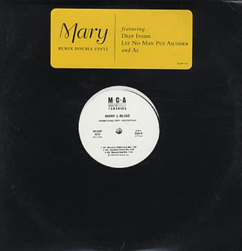 George Michael As - Mary J Blige Remix Double Vinyl 12 US Promo 12